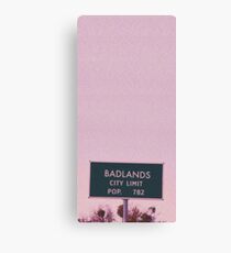 Badlands City Limits Canvas Print