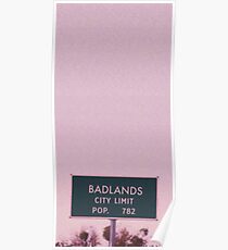 Badlands City Limits Poster