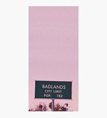 Badlands City Limits Photographic Print