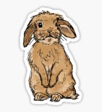 Rabbit without Banner Sticker