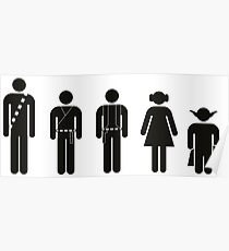 Star Wars Characters Poster