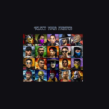 Mortal Kombat 4 Gold - Character Select  Sticker for Sale by MammothTank