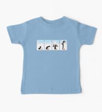 The penguin evolution Baby Tee