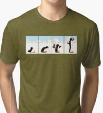 The penguin evolution Tri-blend T-Shirt