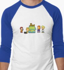 Shaggy Brown and The Scooby Crew Men's Baseball ¾ T-Shirt