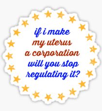 my uterus inc. Sticker