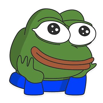 Pepega in HD Twitch Emote | Art Board Print