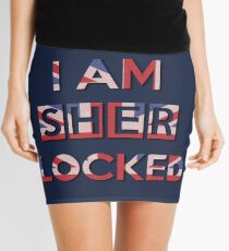 I Am Sherlocked Mini Skirt