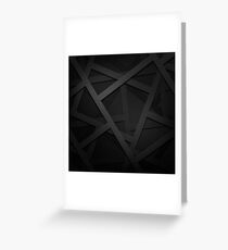 Black Web Greeting Card