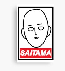 Obey Saitama Canvas Print