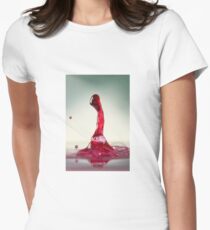 Water Art Women's Fitted T-Shirt