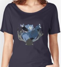 Inverted Forest Animals Women's Relaxed Fit T-Shirt
