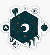 Crescent Sticker