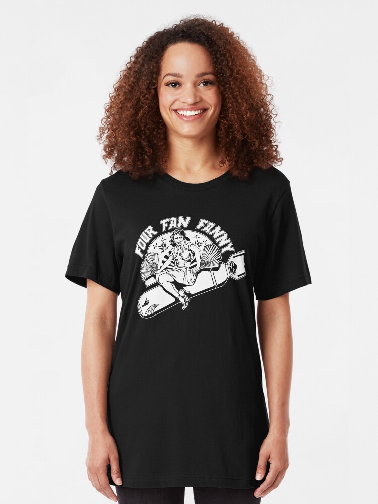 Alternate view of Four Fan Fanny Slim Fit T-Shirt