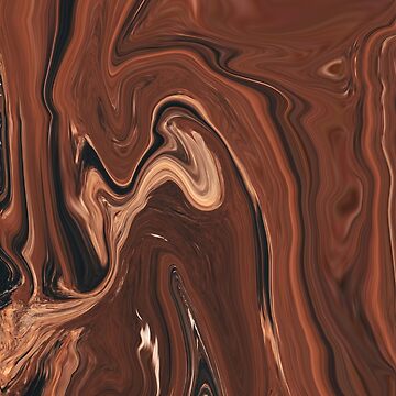 Artwork thumbnail, Abstract Colorful Cofee liquid marbling art - light Cappuccino expression by Butterfly-Dream