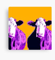 Purple Cow Canvas Print