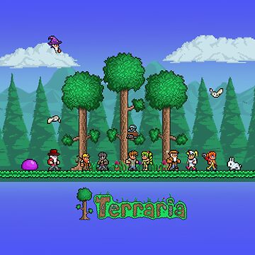 Terraria - Indie Game Art Board Print for Sale by Gnextdoor22