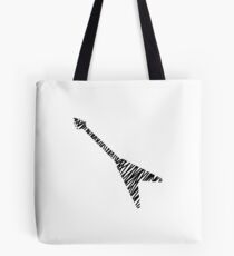 Flying V guitar sketch Tote Bag