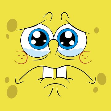Download Spongebob Crying And Sad Looking At Cup Wallpaper