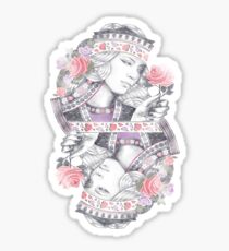 Queen of Roses Sticker