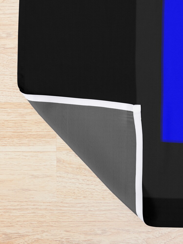 Alternate view of Mondrianesque Road Bike Shower Curtain