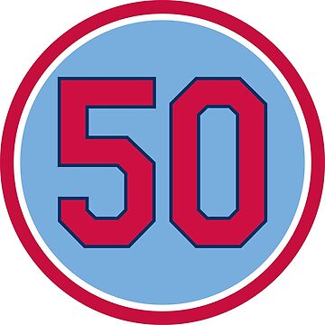 Willie McGee #51 Jersey Number Sticker for Sale by StickBall