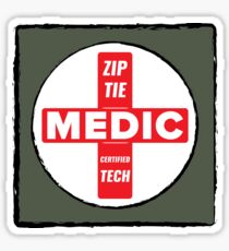 Zip Tie Medic Technician Sticker