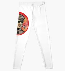 World War II General Corn Cob Pipe Watercolor Leggings
