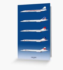 Concorde 1969 To 2003 Greeting Card