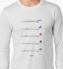 Concorde 1969 To 2003 Long Sleeve T-Shirt