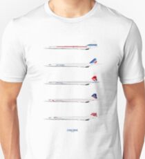 Concorde 1969 à 2003 T-shirt unisexe
