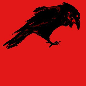 : Fire Ravens' Nest Red Eye T-Shirt : Clothing, Shoes