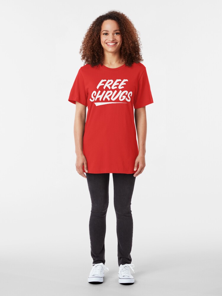 Alternate view of Free Shrugs Slim Fit T-Shirt