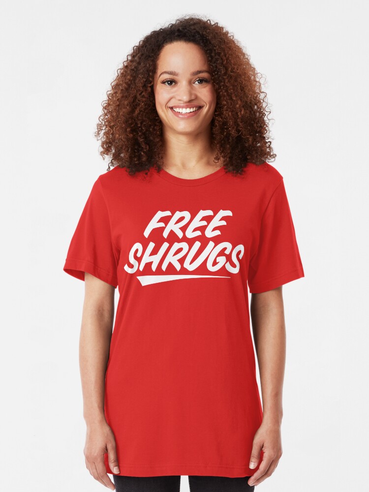 Alternate view of Free Shrugs Slim Fit T-Shirt