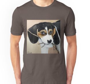 beagle in pocket t shirt