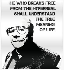 Break free from the hyperreal Poster