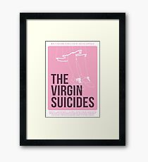 Das Filmplakat der Virgen Suicides Gerahmtes Wandbild