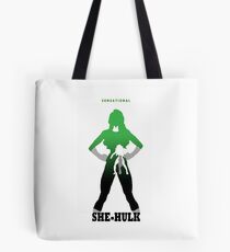 Sensational She-Hulk Silhouette Tote Bag