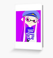 Splatoon - Inkling girl Greeting Card