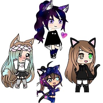 Cute Anime Girl - Gacha Edit Sticker for Sale by BambooBanana