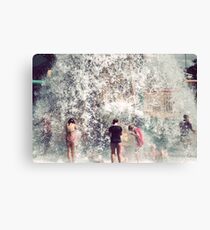 Making a splash Canvas Print