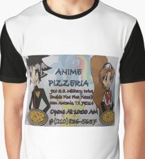 Anime Pizzaria Graphic T-Shirt