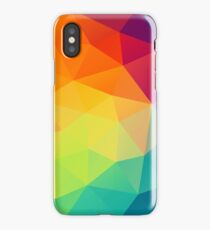 colorful crystal pattern iPhone Case