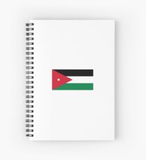 Nationalflagge von Jordanien Spiralblock