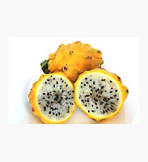 Yellow Pitahaya Fruit Photographic Print