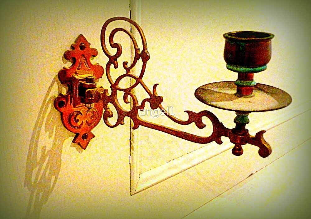 "Antique piano candle holder" by ©The Creative Minds Redbubble