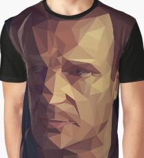 Liam Neeson Low-Poly Graphic T-Shirt