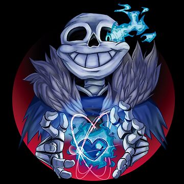 Sans the skeleton, from undertale, anime style