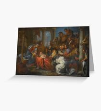 Flemish School, circa ADORATION OF THE MAGI Greeting Card
