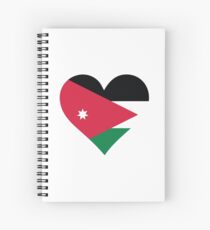 Ein Herz für Jordanien Spiralblock